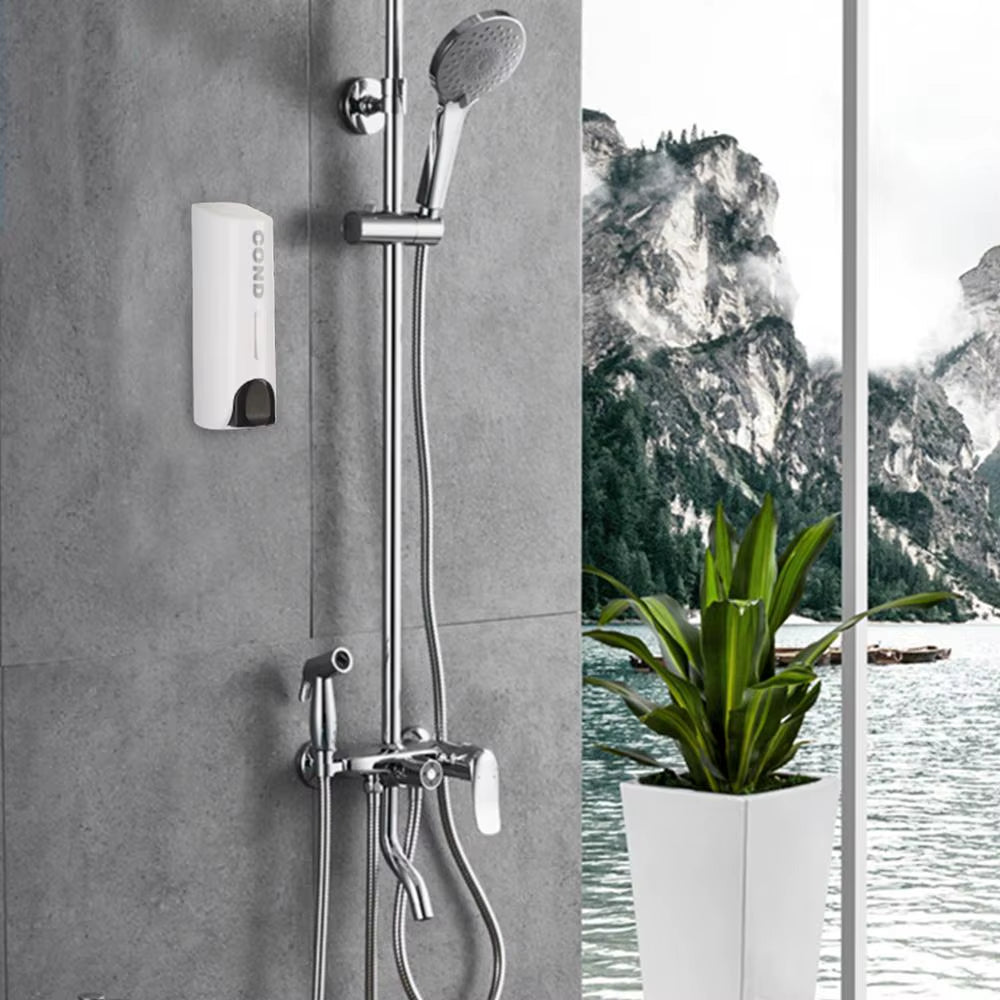 Single/Double/Triple 350Ml Soap Dispenser Wall-Mount Shower Bath Shampoo Dispenser Liquid Soap Container Bathroom Accessories
